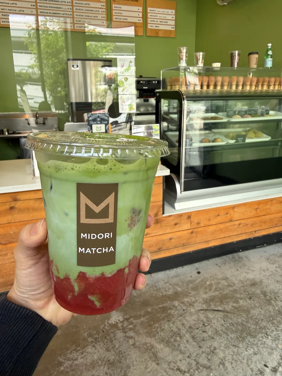 抹茶ストロベリーMIDORI MATCHAリトルトーキョー店
