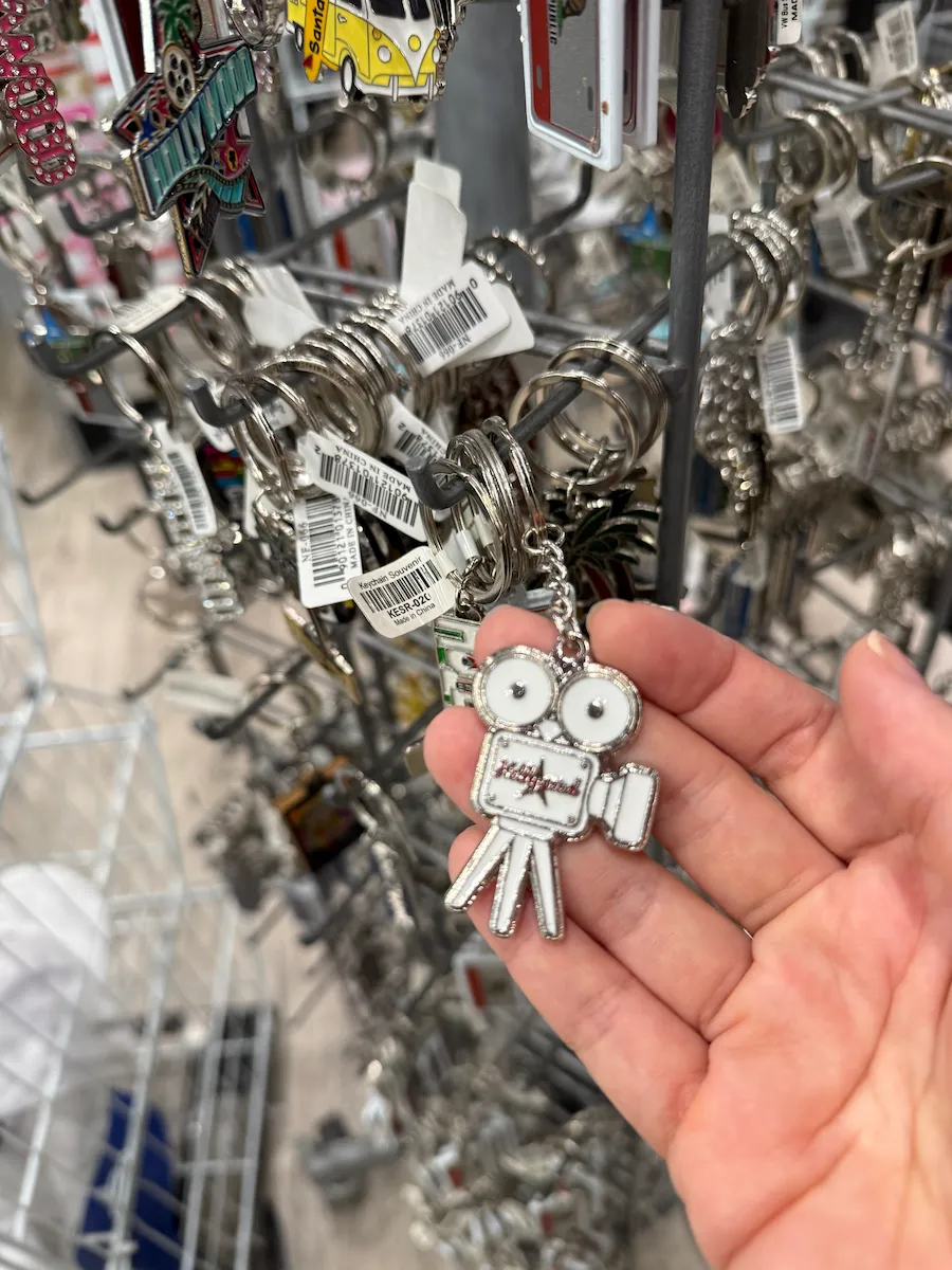 ハリウッド5ドル均一のお土産ショップのキーホルダー