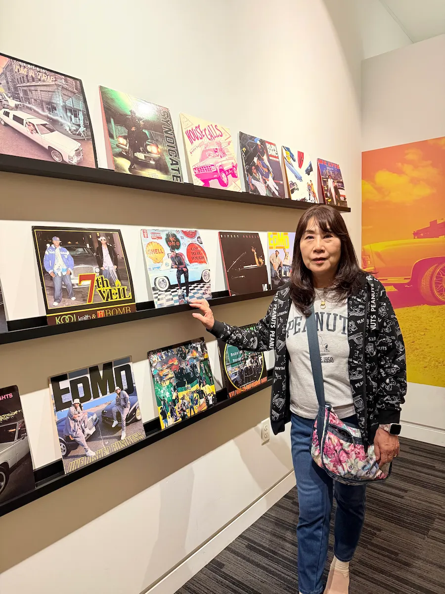 グラミーミュージアム館内の展示