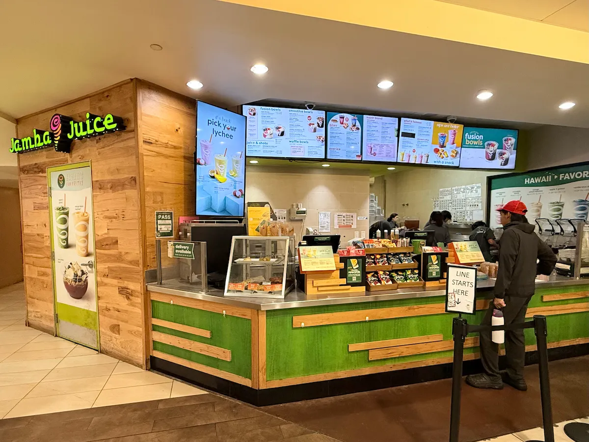 アラモアナセンターのフードコートにあるJamba Juice