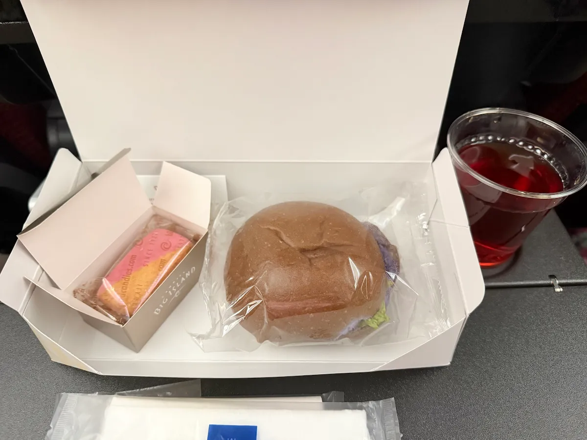 JALハワイ便機内食朝食