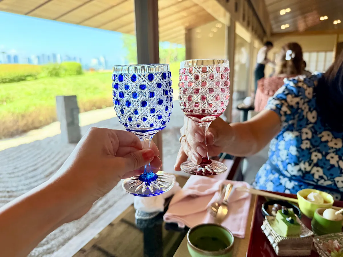 ウェルカムドリンクで乾杯