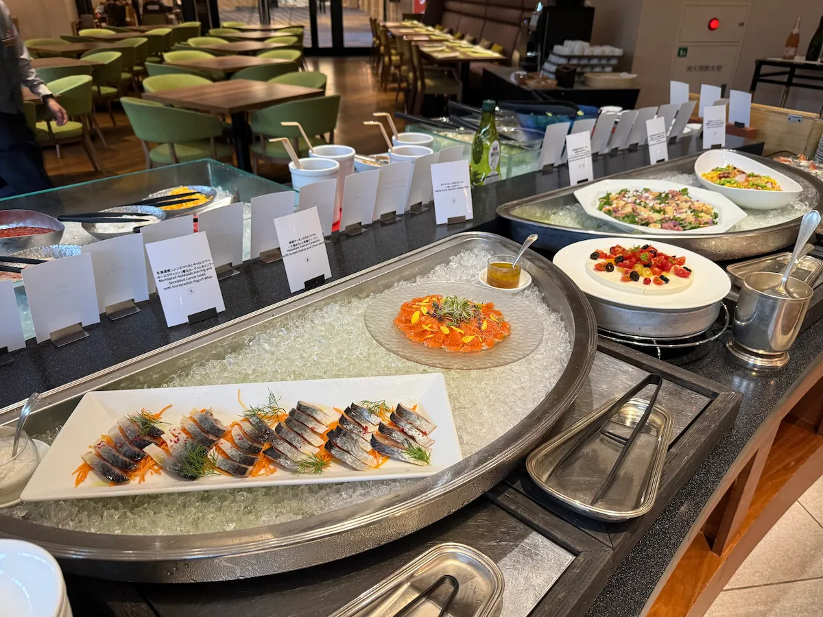 グランドニッコー東京台場「北海道フェア」冷製料理コーナー