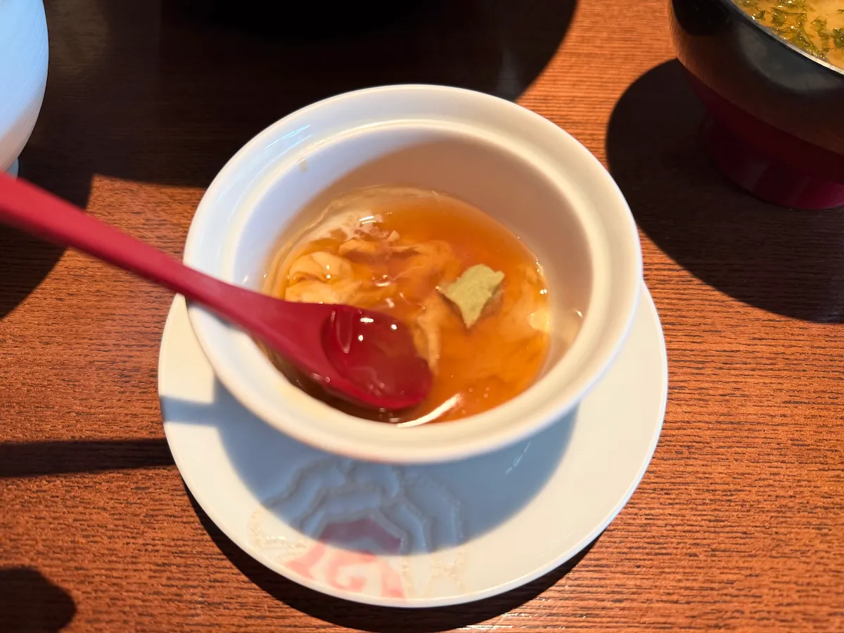 あうら橘の朝食のあんかけ