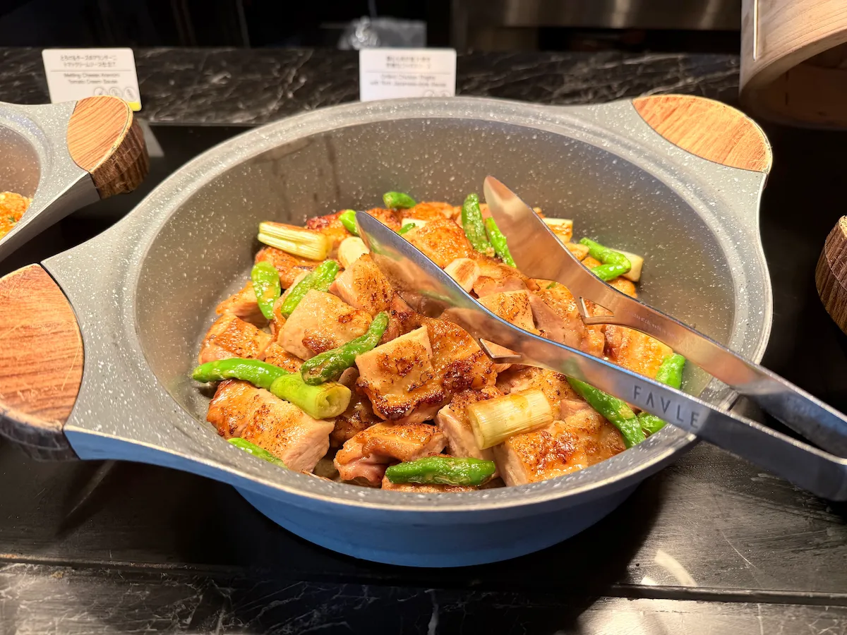 ウェスティン横浜デザートビュッフェのお肉料理