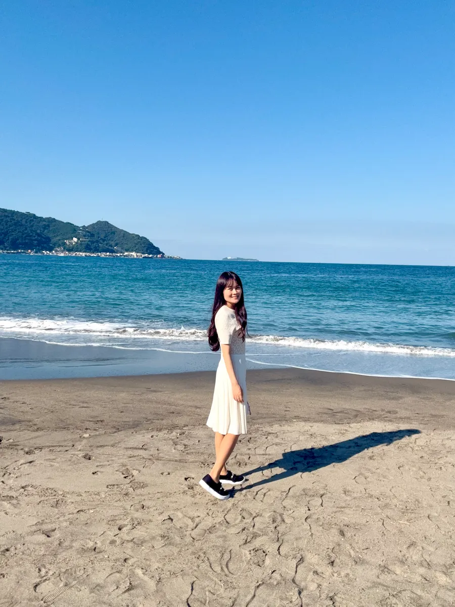 長浜海浜公園の砂浜と海