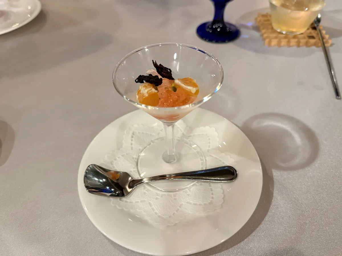 オーベルジュ フォンテーヌ・ブロー熱海夕食口直し