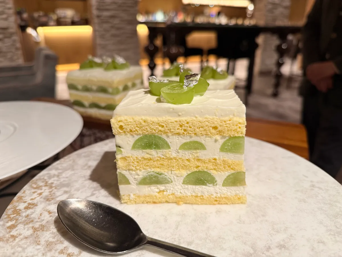 シャインマスカットのショートケーキ